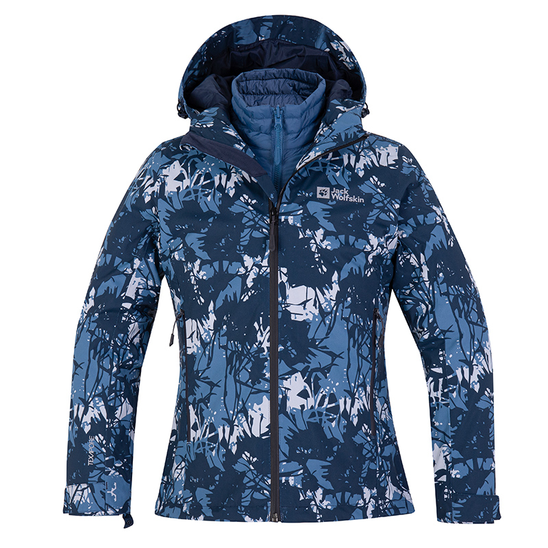 狼爪EC PRINTED 3IN1 JKT W女羽绒三合一5118607-7523